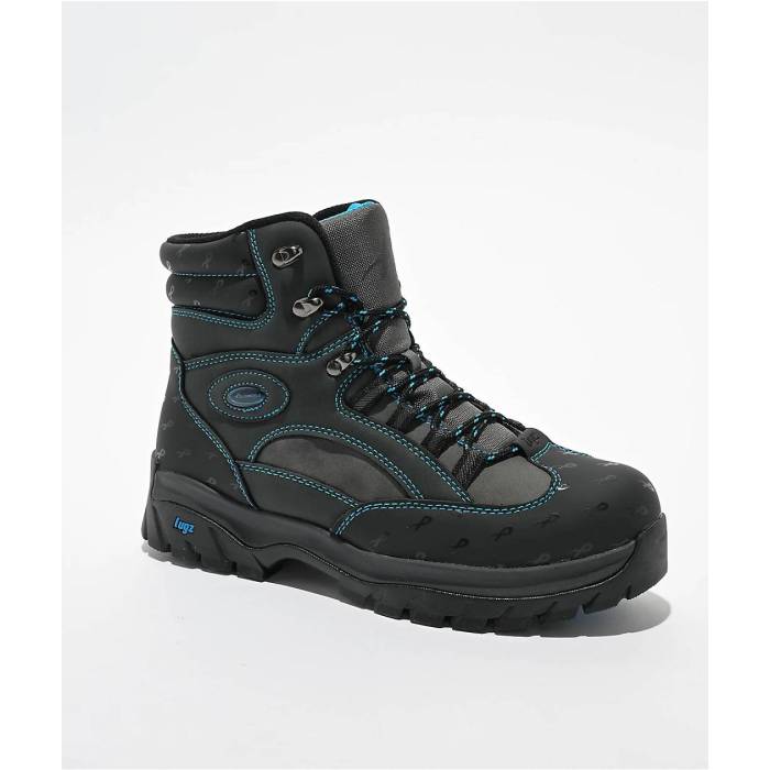 ラグズ Lugz 【 X Psychworld Ridgeline Black & Blue Chukka Boots Men's Black 】 黒色 ブラック 青色 ブルー チャッカ ブーツ メンズ 黒色 ブラック|スニケス