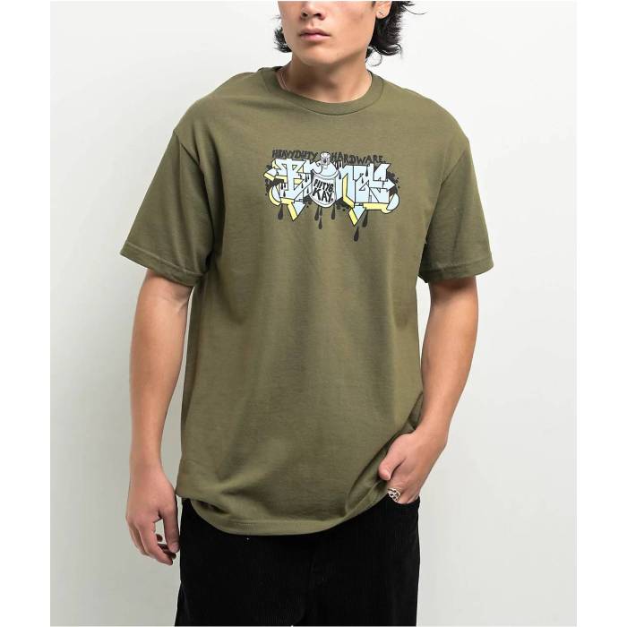 Bronze 56K 【 Heavy Duty Green T-Shirt Men\u0027s Green 】 green 緑・緑であること プルオーバー メンズ green 緑・緑であること