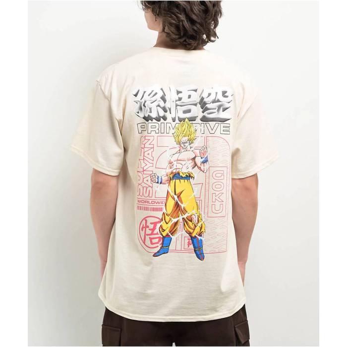 プリミティブ Primitive 【 X Dragon Ball Z Spirit Sand T-Shirt Men's Natural 】 ドラゴン 砂色・サンド Tシャツ メンズ ナチュラル|スニケス