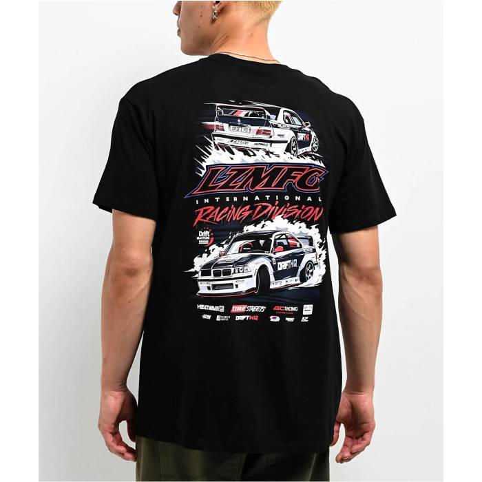 Lzmfg 【 Drift Masters E36 Black T-Shirt Men Black 】 黒色 ブラック Tシャツ メンズ 黒色 ブラック
