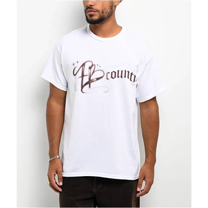 Fb County 【 Fbc Logo White T-Shirt Men\u0027s White 】 ロゴタイプ 白いこと 白いこと プルオーバー メンズ 白いこと 白いこと