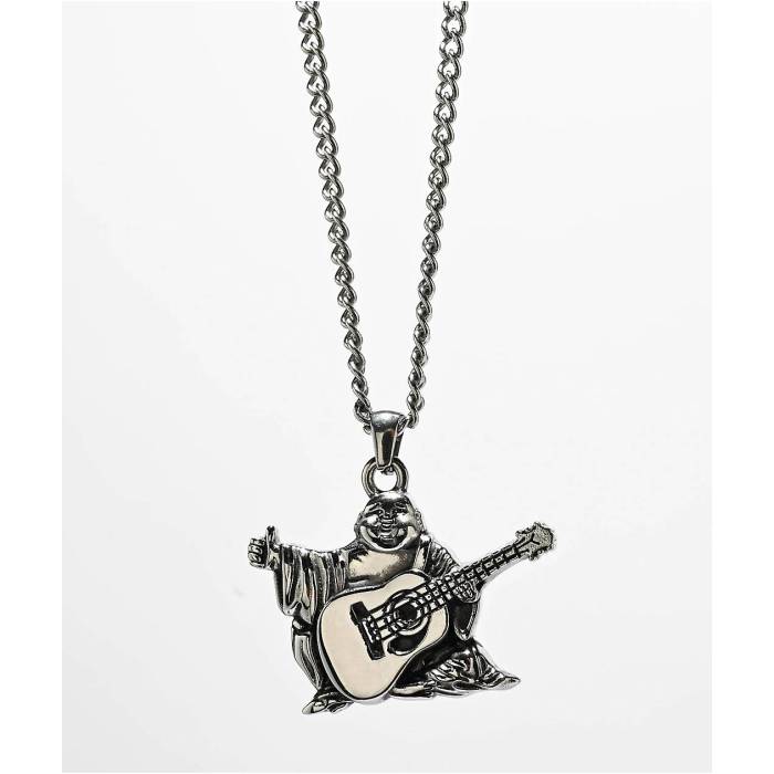 【★百貨店SALE★6/11十二時2時迄】トゥルーレリジョン True Religion 【 Buddha 24\" Chain Necklace Men\u0027s Silver 】 首飾り メンズ Silver しろがね色・しろがね色"