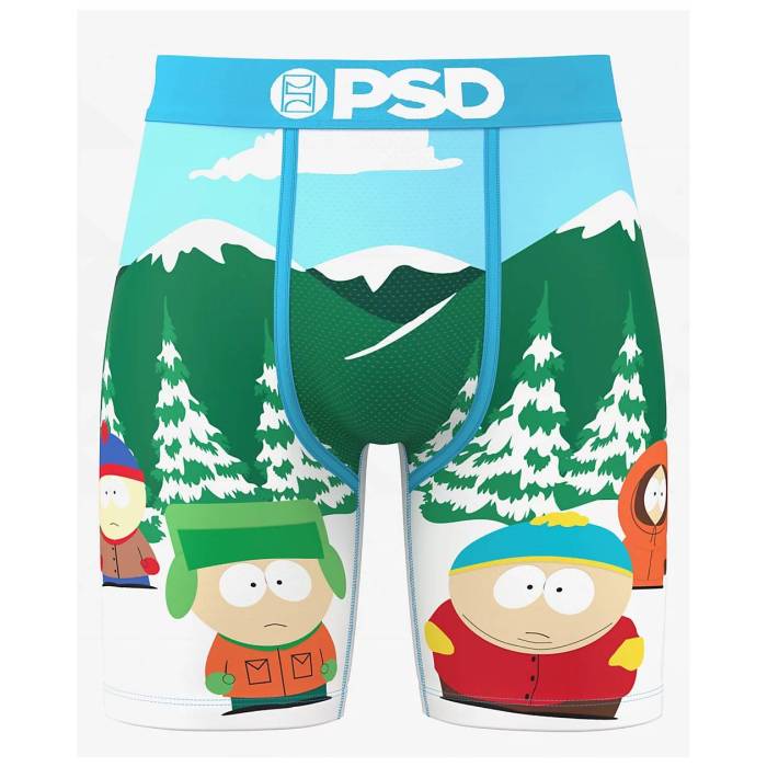 ピーエスディーアンダーウェア Psd Underwear 【 Psd X South Park Bus Stop Boxer Briefs Men's Multicolor 】 パーク メンズ｜スニケス