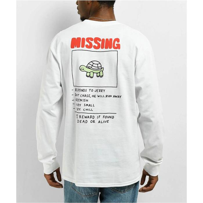 A.lab 【 Jerry White Long Sleeve T-Shirt Men's White 】 白色 ホワイト Sleeve スリーブ Tシャツ メンズ 白色 ホワイト