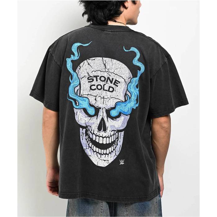 【★百貨店SALE★6/11十二時2時迄】Wwe 【 Austin 316 Washed Black T-Shirt Men\u0027s Black 】 オースティン 黒いこと 黒いこと プルオーバー メンズ 黒いこと 黒いこと