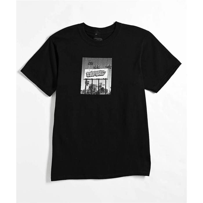 【★百貨店SALE★6/11真夜中2時迄】帝国 Empyre 【 Kids Billboard Bomber Black T-Shirt Kids\u0027 Black 】 黒いこと 黒いこと ティーシャツ 黒いこと 黒いこと