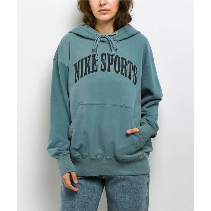 ナイキ Nike 【 Sportswear Phoenix Fleece Blue Wash Oversized Hoodie Women's Blue 】 フェニックス フリース 青色 ブルー フーディー パーカー レディース 青色 ブルー