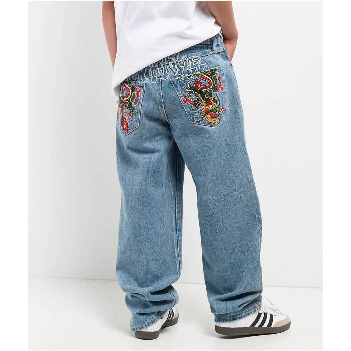 【★百貨店SALE★6/11真夜中2時迄】Ninth Hall 【 Kids Ambush Blue Wash Jeans Kids\u0027 Blue 】 青碧 青碧 デニム 青碧 青碧