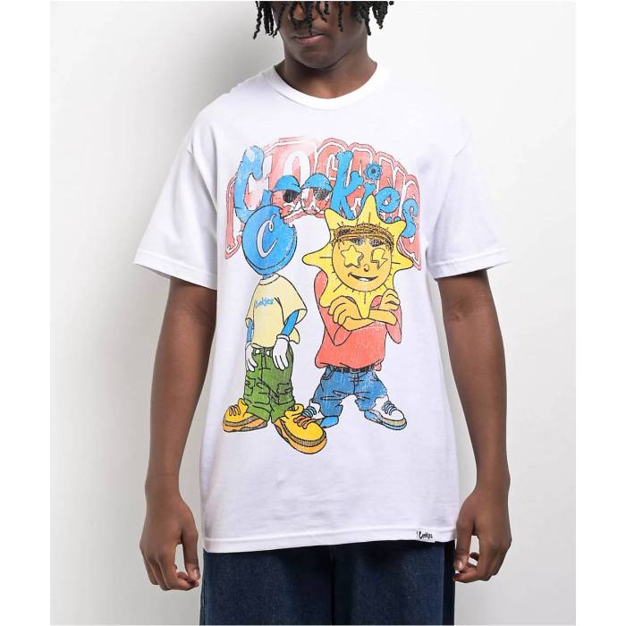 Cookies Clothing 【 Cookies X Glo Gang Partners In Crime White T-Shirt Men's White 】 白色 ホワイト Tシャツ メンズ 白色 ホワイト｜スニケス