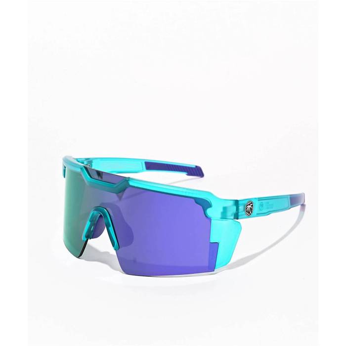 【★百貨店SALE★6/11真夜中2時迄】Heat Wave 【 Future Tech Z87+ Aquafrost Sunglasses Men\u0027s Multicolor 】 テック 黒眼鏡 メンズ