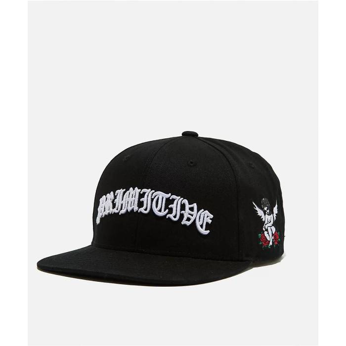 【★百貨店SALE★6/11真夜中2時迄】大時代 Primitive 【 Archie Black Strapback Hat Men\u0027s Black 】 黒いこと 黒いこと メンズ 黒いこと 黒いこと