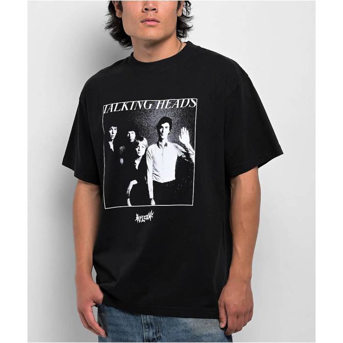 Welcome Skateboards 【 Welcome X Talking Heads Quartet Black T-Shirt Men's Black 】 黒色 ブラック Tシャツ メンズ 黒色 ブラック