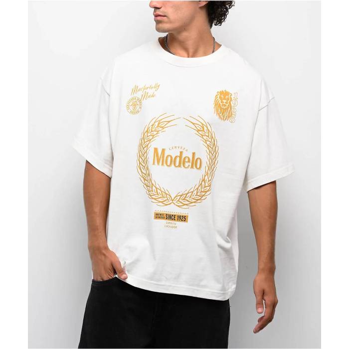 【★百貨店SALE★6/11真夜中2時迄】Modelo 【 Fighting Spirit White T-Shirt Men\u0027s White 】 白いこと 白いこと ティーシャツ メンズ 白いこと 白いこと