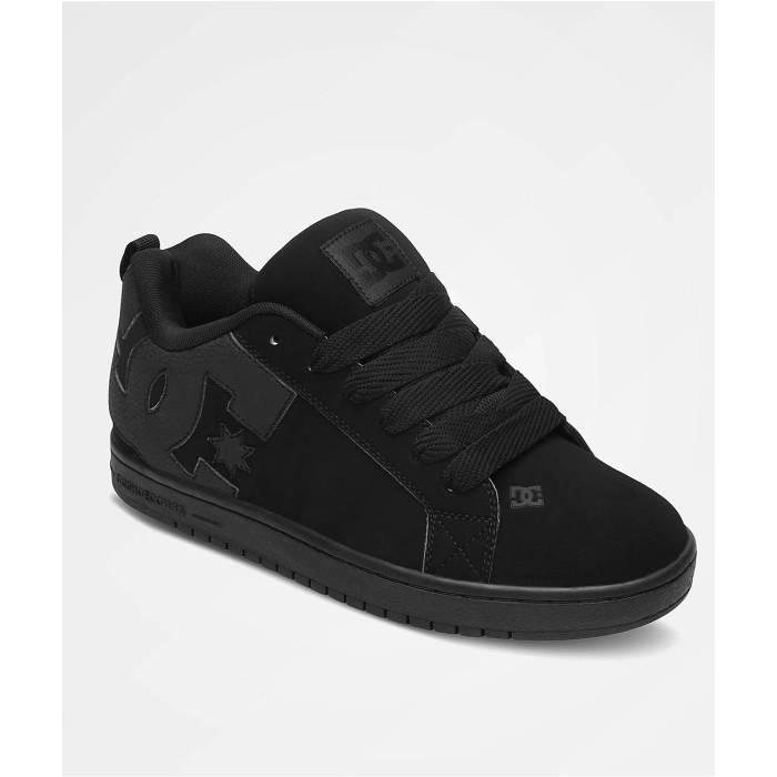 【★百貨店SALE★6/11真夜中2時迄】ディーシー Dc 【 Court Graffik Black Skate Shoes Men\u0027s Black 】 厚地の外套 黒いこと 黒いこと Skate 滑る シューズ 運動すること靴 メンズ 黒いこと 黒いこと