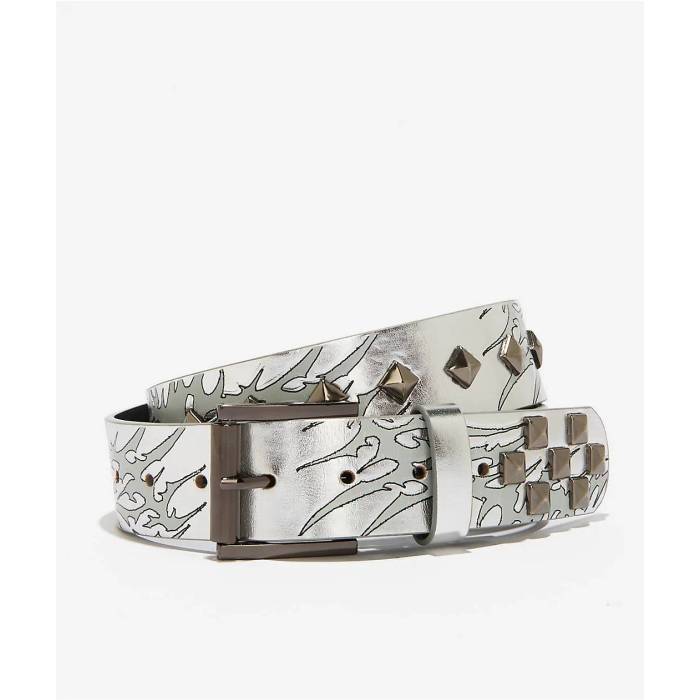 Vitriol 【 Fracture Silver Belt Men's Silver 】 Silver 銀色・シルバー ベルト メンズ Silver 銀色・シルバー