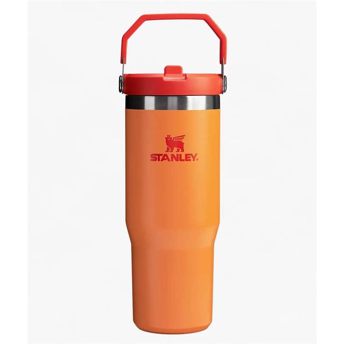 【★百貨店SALE★6/11真夜中2時迄】Stanley 【 Iceflow Flip Straw Goldenrod Tumbler 30 Oz Men\u0027s Bright Orange 】 メンズ orange 橙・オレンジ色