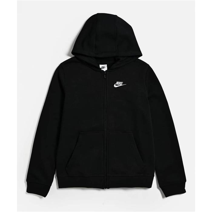 ナイキ Nike 【 Sportswear Kids Black Zip Hoodie Kids\u0027 Black 】 黒いこと 黒いこと フーディー パーカー 黒いこと 黒いこと