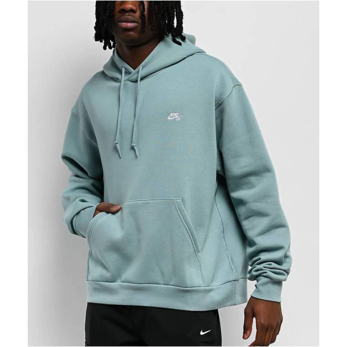 ナイキ Nike 【 Sb Fleece Canon Teal Hoodie Men's Light Pastel Blue 】 エスビー フリース フーディー パーカー メンズ 青色 ブルー｜スニケス