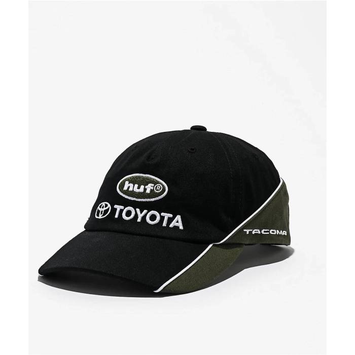 【★百貨店SALE★6/11真夜中2時迄】ハフ Huf 【 X Toyota Black Snapback Hat Men\u0027s Black 】 黒いこと 黒いこと Snapback スナップバック 御徒面子 メンズ 黒いこと 黒いこと