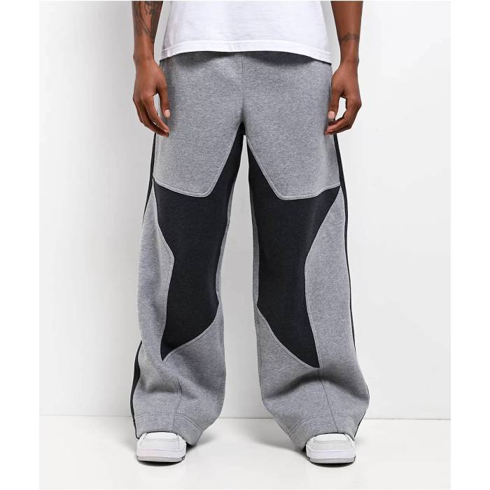 A.lab 【 Mega Star Grey Sweatpants Men's Grey 】 メガ 灰色 グレー ロングタイツ メンズ 灰色 グレー