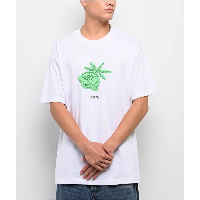 The Bunt 【 3D Logo White T-Shirt Men's White 】 ロゴ 白色 ホワイト Tシャツ メンズ 白色 ホワイト
