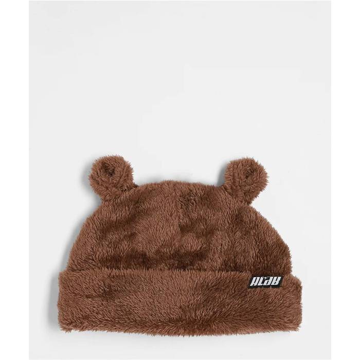 A.lab 【 Plushy Bear Brown Beanie Men's Brown 】 茶色 ブラウン キャップ 帽子 メンズ 茶色 ブラウン｜スニケス