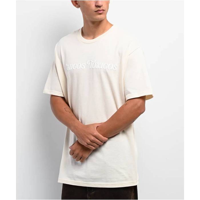 【★百貨店SALE★6/11真夜中2時迄】Chicos Toxicos 【 Life With A Toxica Natural T-Shirt Men\u0027s Natural 】 自然的 ティーシャツ メンズ 自然的