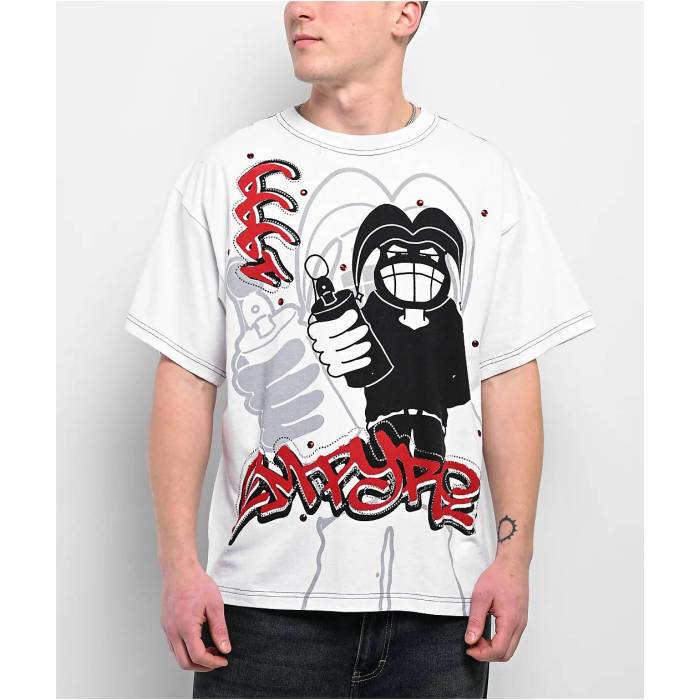 エンパイア Empyre 【 Graff Sport White T-Shirt Men's White 】 白色 ホワイト Tシャツ メンズ 白色 ホワイト