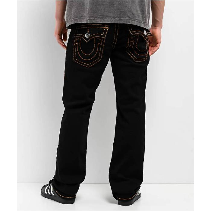 true religion ricky superT黒デニム サイズ33 トゥルーレリジョン 