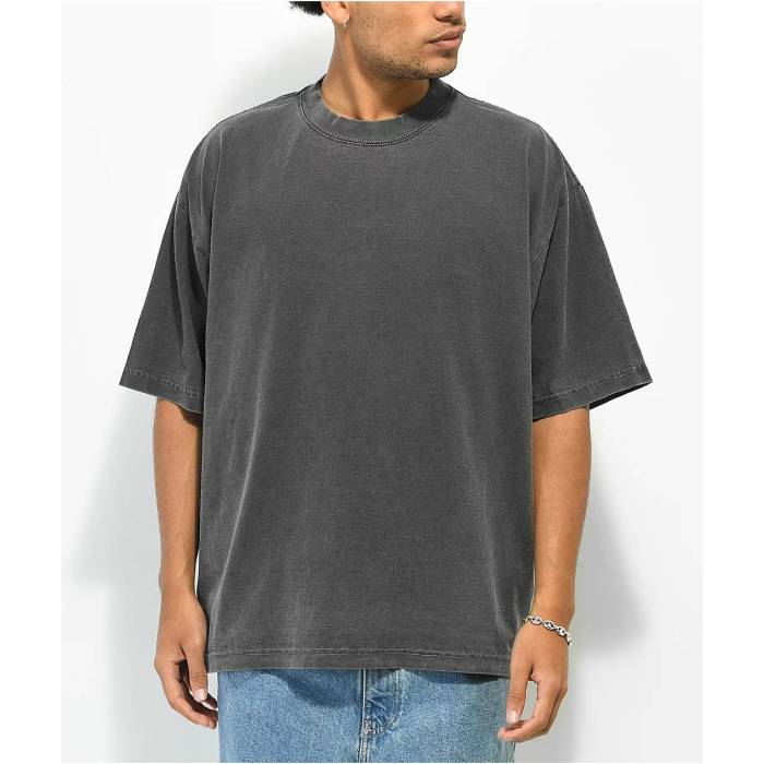 Shaka Wear 【 Drop Shoulder Black Wash T-Shirt Men\u0027s Black 】 黒いこと 黒いこと プルオーバー メンズ 黒いこと 黒いこと