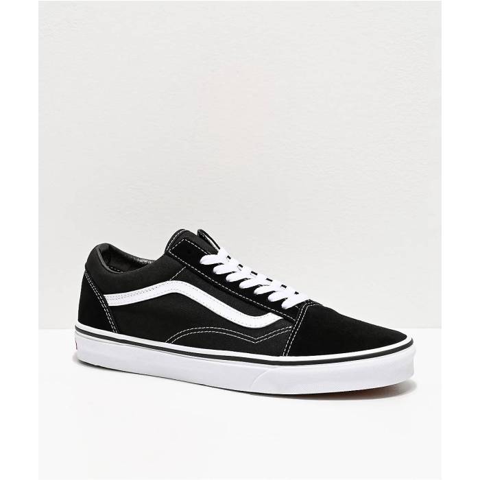【★百貨店SALE★6/11真夜中2時迄】ヴァンズ Vans 【 Old Skool Black \u0026 White Skate Shoes Men\u0027s Black 】 黒いこと 黒いこと 白いこと 白いこと Skate 滑る シューズ 運動すること靴 メンズ 黒いこと 黒いこと