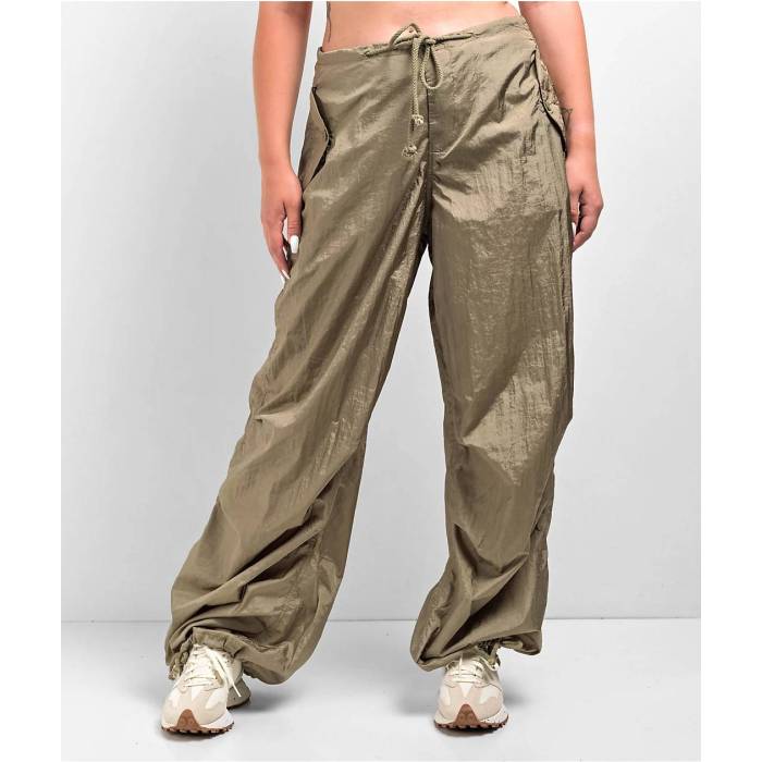 モーテル Motel 【 Green Parachute Pants Women's Green 】 green 緑・グリーン レディース green 緑・グリーン