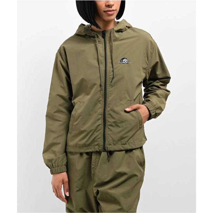 Lurking Class By Sketchy Tank 【 Barbed Web Olive Zip Jacket Women\'s Green 】 olive オリーブ Jacket ジャケット レディース green 緑・グリーン｜スニケス