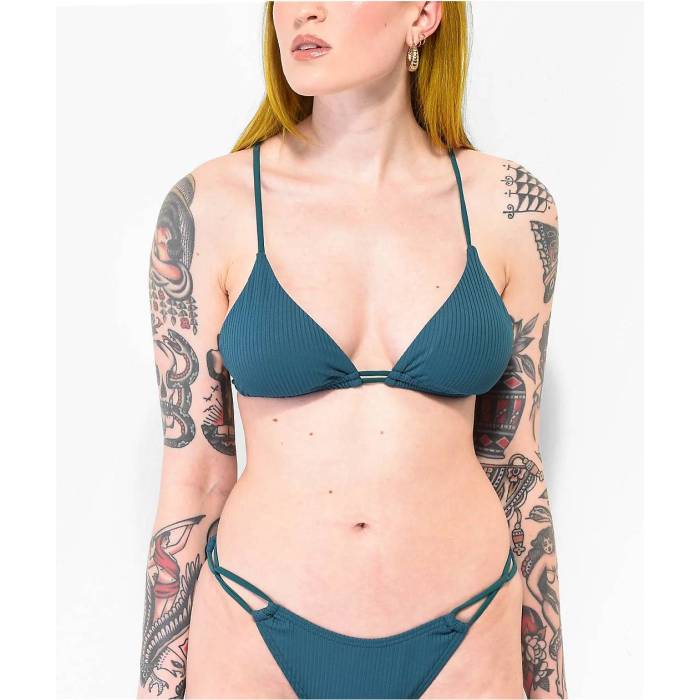 【★百貨店SALE★6/11十二時2時迄】Damsel 【 Amanda Green Triangle Bikini Top Women\u0027s Green 】 green 緑・緑であること レディース green 緑・緑であること