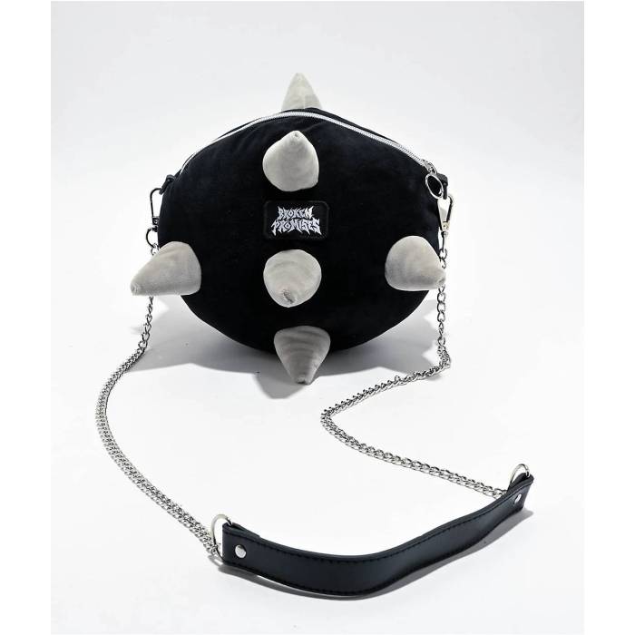 Broken Promises 【 Flail Black Plush Shoulder Bag Men's Black 】 黒色 ブラック バッグ メンズ 黒色 ブラック|スニケス