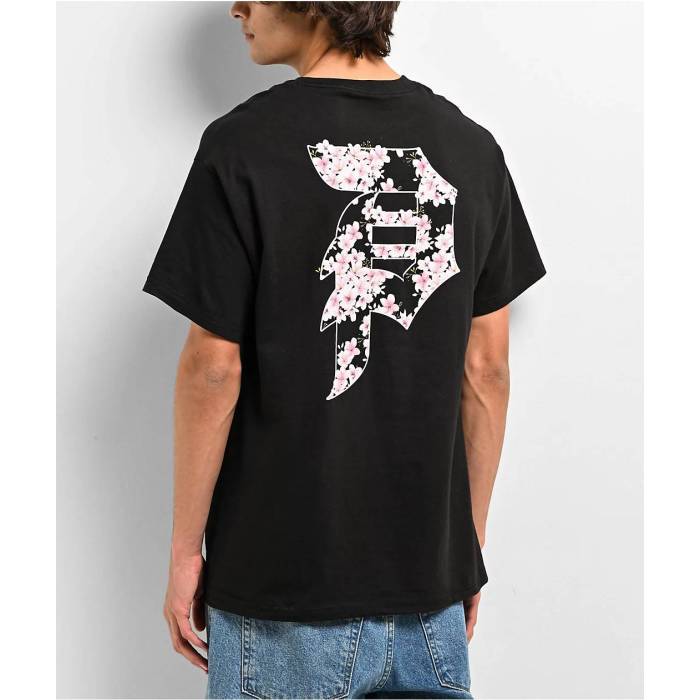 プリミティブ Primitive 【 Sakura Black T-Shirt Men's Black 】 黒色 ブラック Tシャツ メンズ 黒色 ブラック