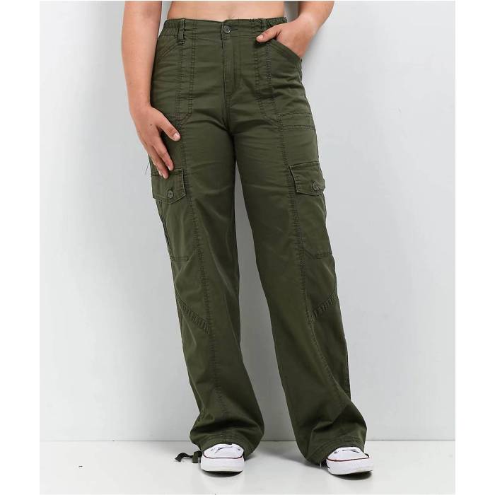 単位労働組合ベイ Unionbay 【 Jay Serpent Cargo Pants Women\u0027s Green 】 積貨委託貨物 レディース green 緑・緑であること