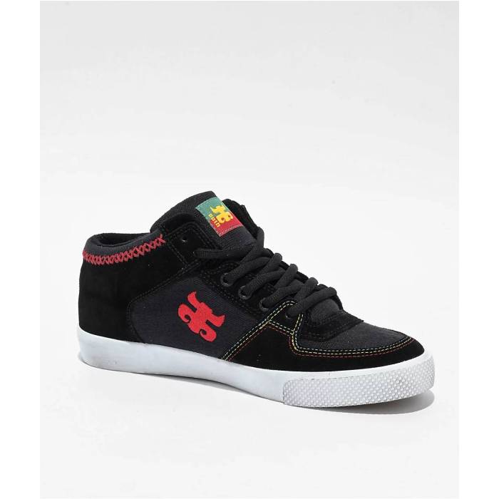 Ipath 【 Reed Black \u0026 Rasta Skate Shoes Men Black 】 黒色 ブラック Skate スケート シューズ 運動靴 メンズ 黒色 ブラック