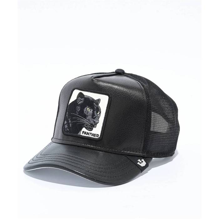 【★百貨店SALE★6/11真夜中2時迄】Goorin Bros. 【 Shleather Panther Black Trucker Hat Men\u0027s Black 】 黒いこと 黒いこと トラッカー メンズ 黒いこと 黒いこと