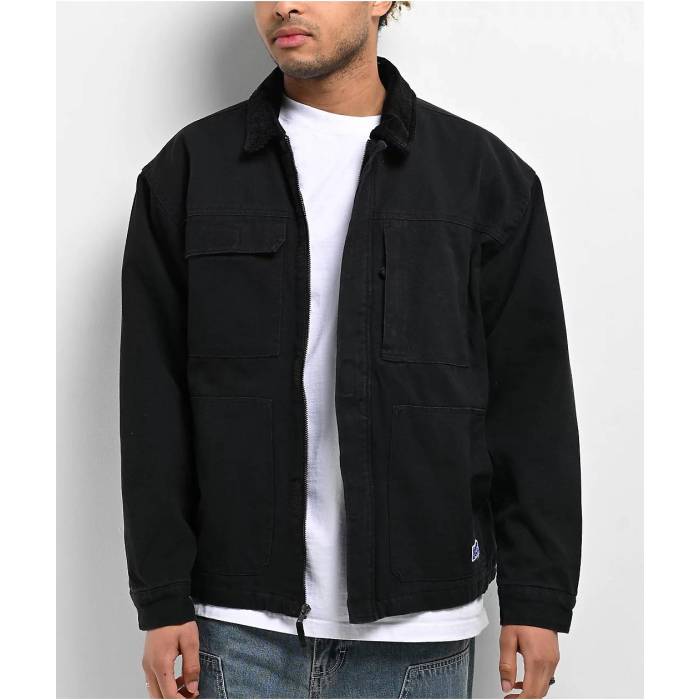 エンパイア Empyre 【 Grind Chore Black Canvas Jacket Men's Black 】 黒色 ブラック Jacket ジャケット メンズ 黒色 ブラック