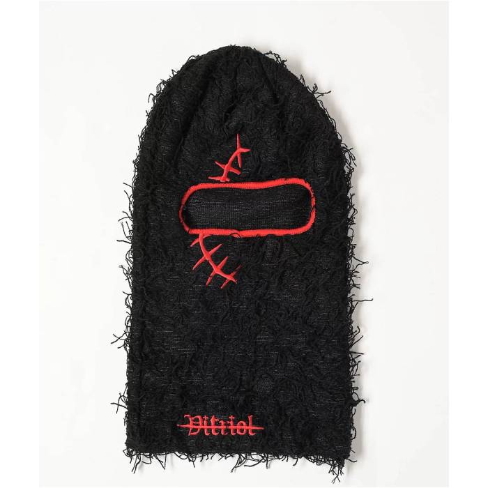 Vitriol 【 Fuzzy Black Balaclava Men\u0027s Black 】 黒いこと 黒いこと メンズ 黒いこと 黒いこと