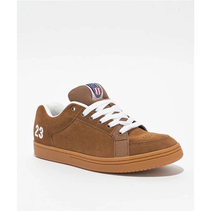 エトニーズ Etnies 【 Sal 23 Brown \u0026 Gum Skate Shoes Men Brown 】 茶色 ブラウン Skate スケート シューズ 運動靴 メンズ 茶色 ブラウン
