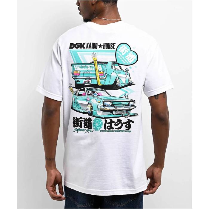 DGK Dgk 【 X Kaido House Zokusha White T-Shirt Men's White 】 白色 ホワイト Tシャツ メンズ 白色 ホワイト|スニケス