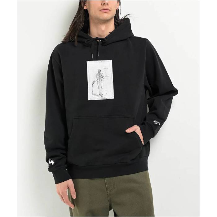 Welcome Skateboards 【 Welcome X Batman Devil Horns Black Hoodie Men's Black 】 黒色 ブラック フーディー パーカー メンズ 黒色 ブラック