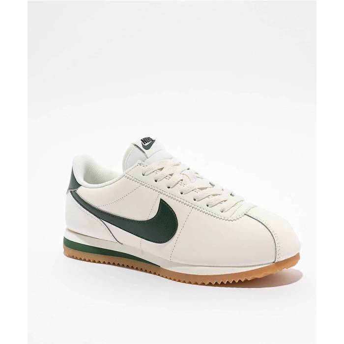 ナイキ Nike 【 Cortez Sail Fir & Gum Shoes Women's Cream 】 コルテッツ シューズ 運動靴 レディース クリーム