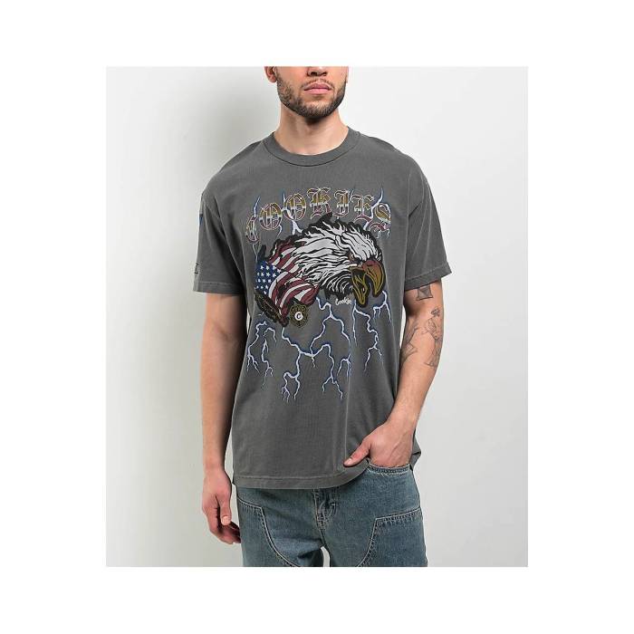 Cookies Clothing 【 Cookies Highway Charcoal T-Shirt Men's Black 】 チャコール Tシャツ メンズ 黒色 ブラック