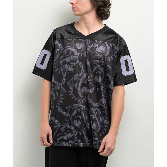 【★百貨店SALE★6/11夜夜中2時迄】Nohours 【 Dawg Days Black Football Jersey Men\u0027s Black 】 黒いこと 黒いこと 蹴球 プルオーバー メンズ 黒いこと 黒いこと