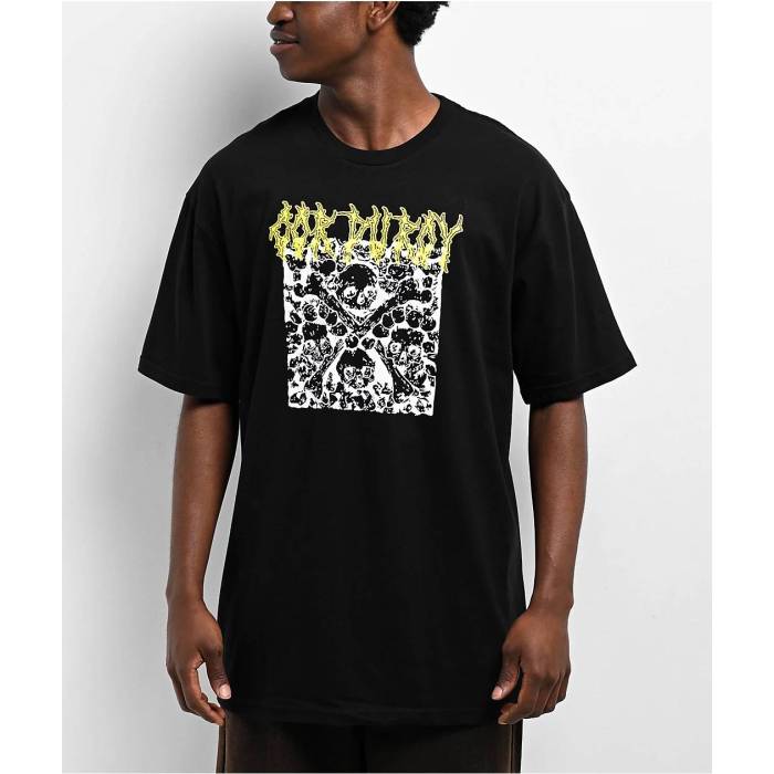 Corduroy 【 Catacombs Black T-Shirt Men's Black 】 黒色 ブラック Tシャツ メンズ 黒色 ブラック