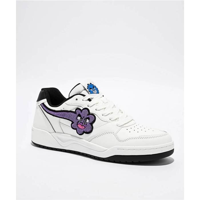 スケッチャーズ Skechers 【 X Vexx Koopa White Black & Purple Shoes Men's White 】 白色 ホワイト 黒色 ブラック Purple 紫・パープル シューズ 運動靴 メンズ 白色 ホワイト