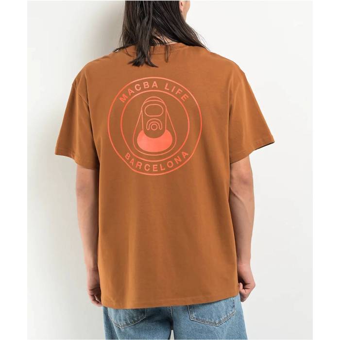 Macba Life 【 Og Brown T-Shirt Men's Brown 】 茶色 ブラウン Tシャツ メンズ 茶色 ブラウン